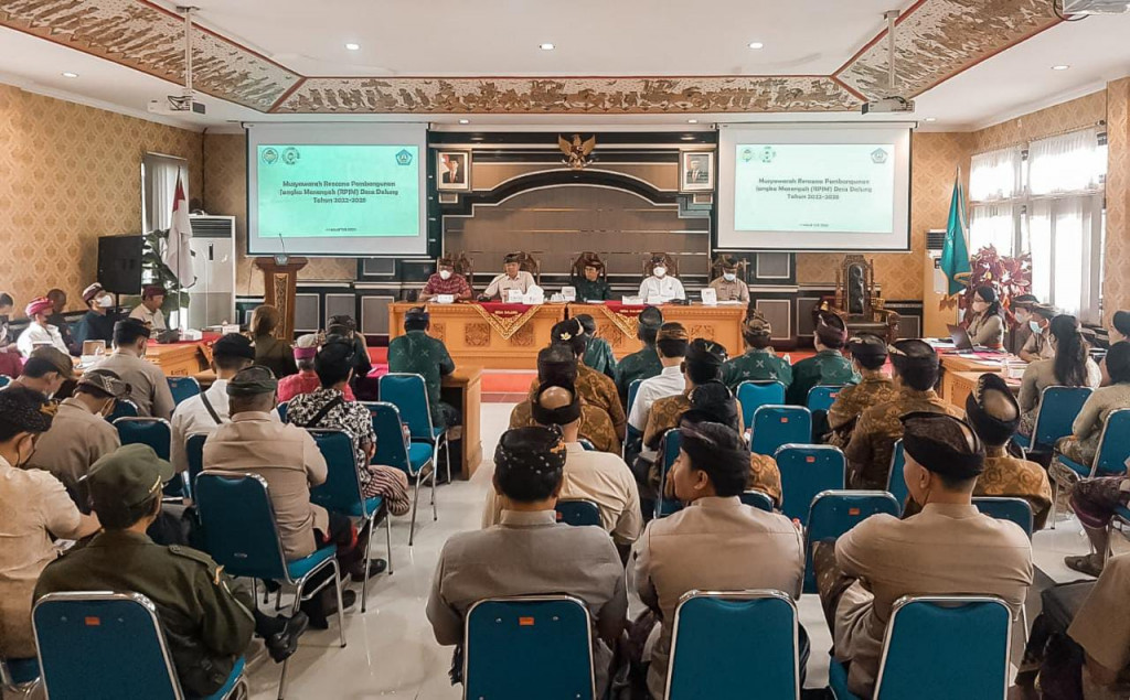 Kita Kembangkan SDM di Desa Dalung, Melalui Pembahasan dan Penetapan Rancangan RPJM Desa Dalung menjadi RPJM Desa Dalung tahun 2022 - 2028